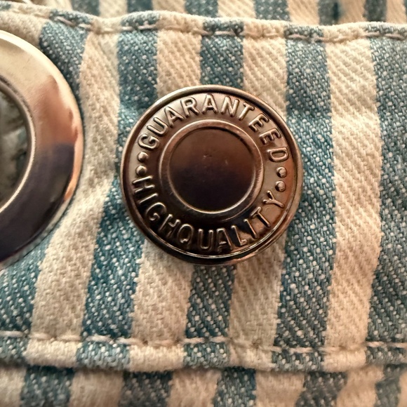 Free People Women’s Moxie Railroad Low-Slung Barrel Jeans - Picture 7 of 14